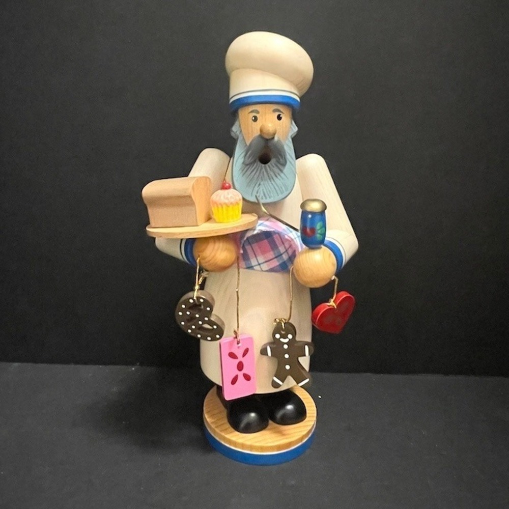 EM Merck German Incense Smoker from Erzgebirge (Ore Mountains) Baker Vintage